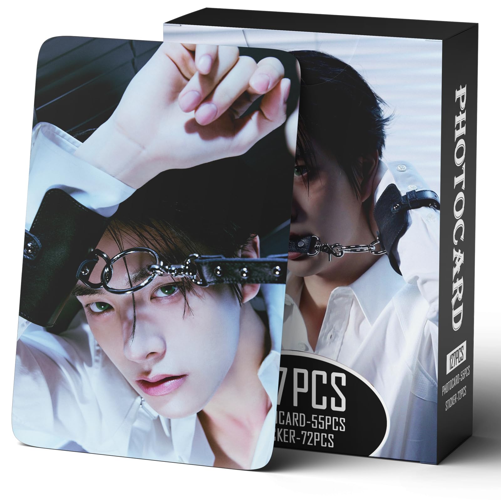 Yuto 127 PCS Photocards 55 PCS Lomo Cards Set 72 PCS Stickers postcard Gift Merchandise for Boys and Girls(Jake)