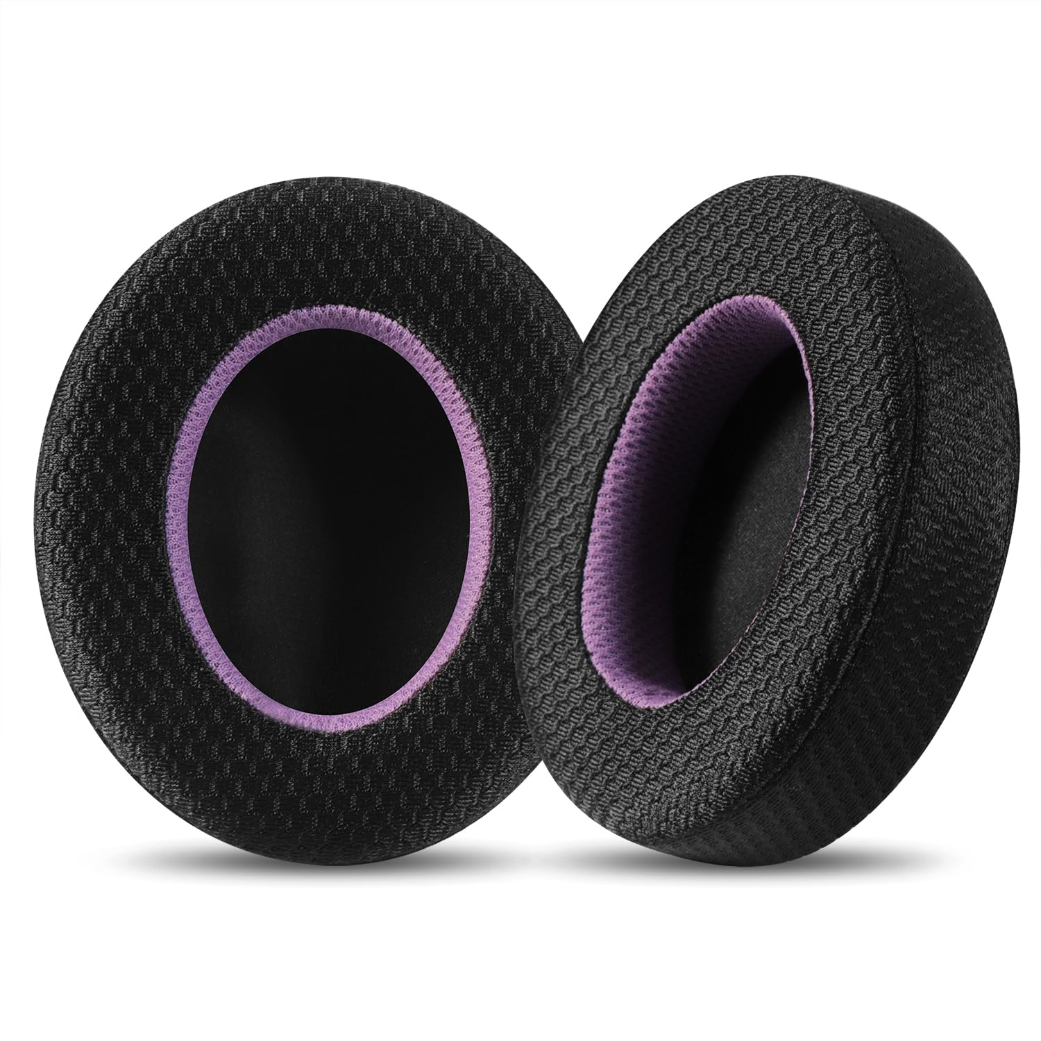 Jomwag Breathable Mesh Replacement Earpads for SHP9500 Headphones - Comfortable Black/Purple Cushions