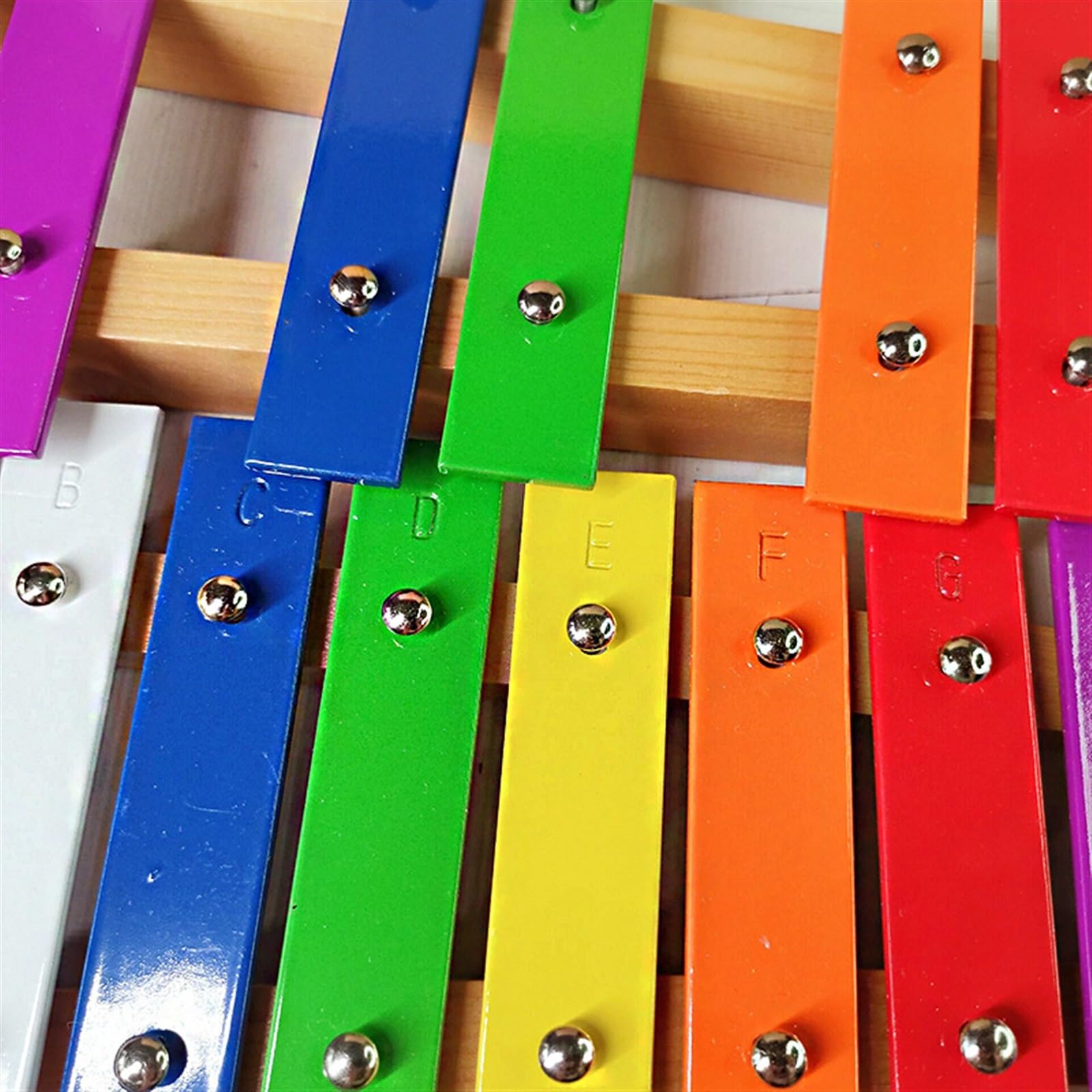 Glockenspiel Strumento a percussione xilofono glockenspiel con base in legno, piastra in alluminio a 20 note