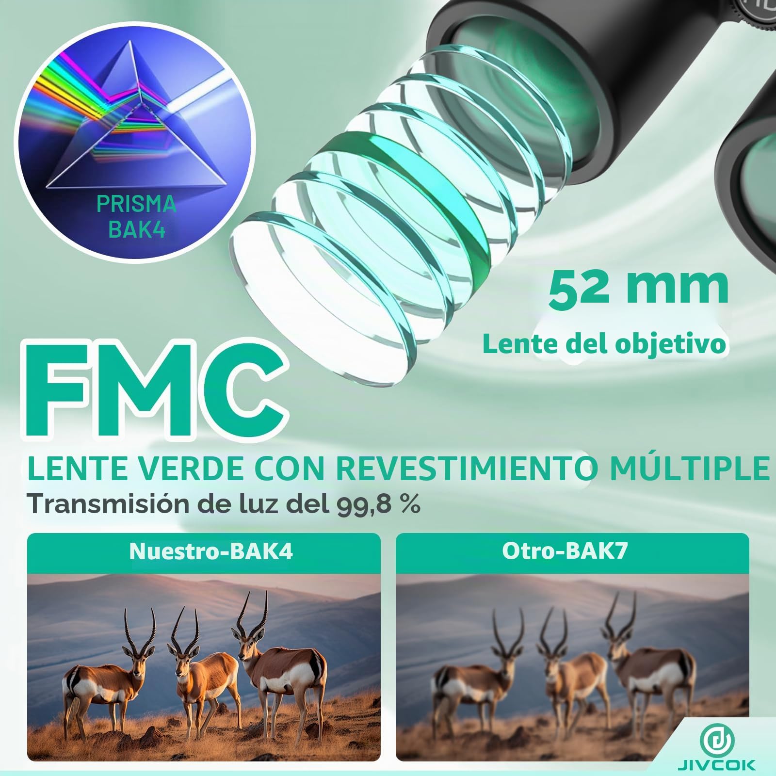 Prismáticos de 30 x 52 pulgadas para adultos, prismáticos HD de alta potencia con adaptador de teléfono y trípode, telescopio impermeable y de visión grande para observación de aves, caza, observación