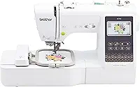 Brother Máquina de costura e bordado SE700, conexão LAN sem fio, 135 designs embutidos, 103 pontos embutidos, computadorizado, área de aro de 10 x 10 cm, tela sensível ao toque de 9,4 cm, 2 metros