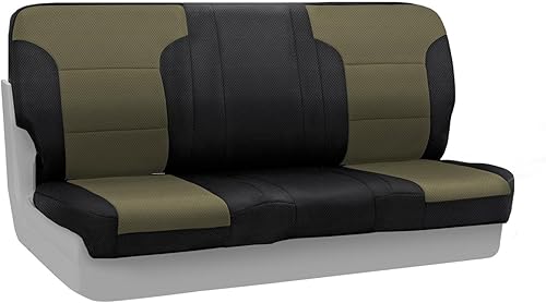 Coverking Custom Fit Funda para asiento Select Chrysler 200 modelos  spacermesh, NegroGris Topo (BlackTaupe Insert)