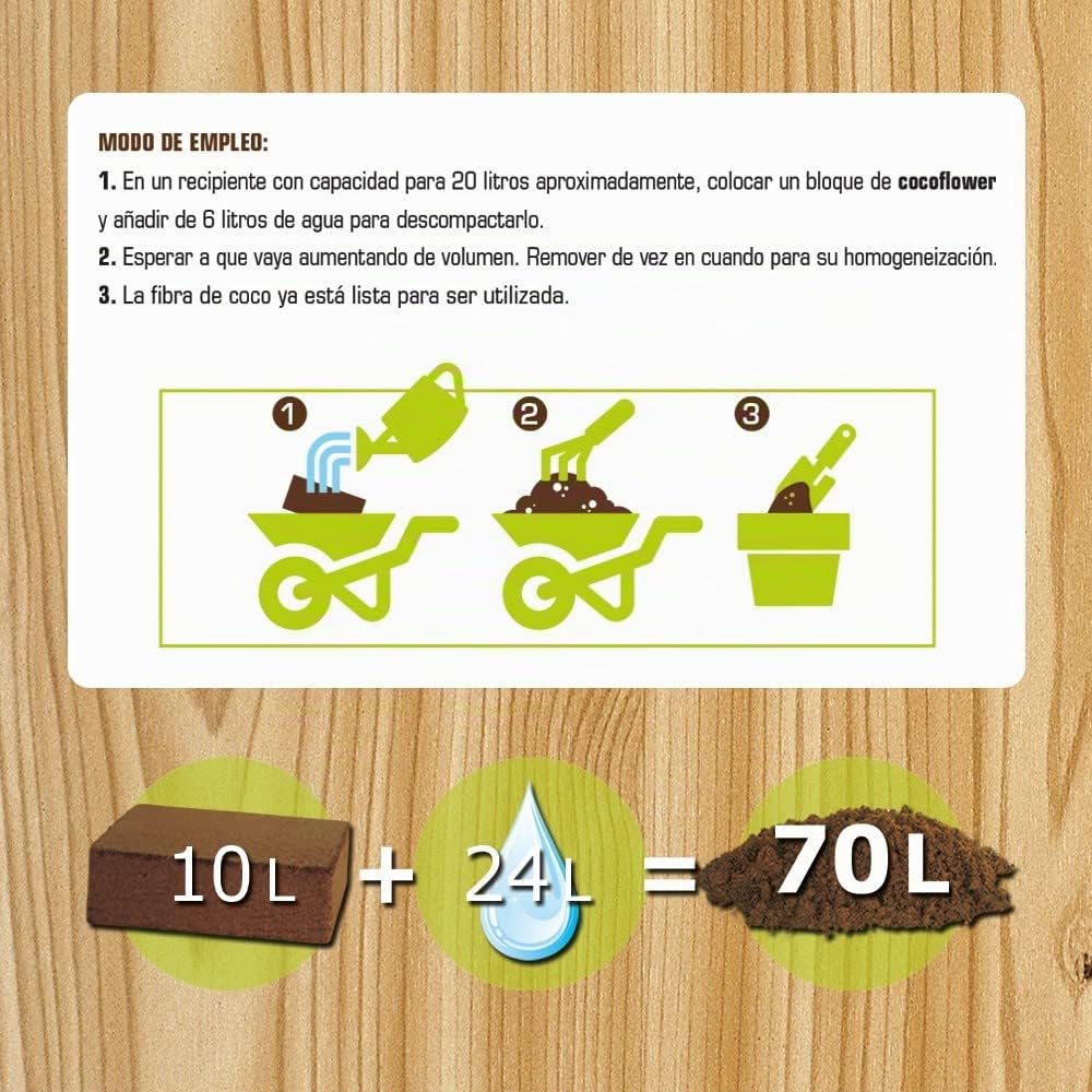 Flower 80142 – Cocco, 70 L