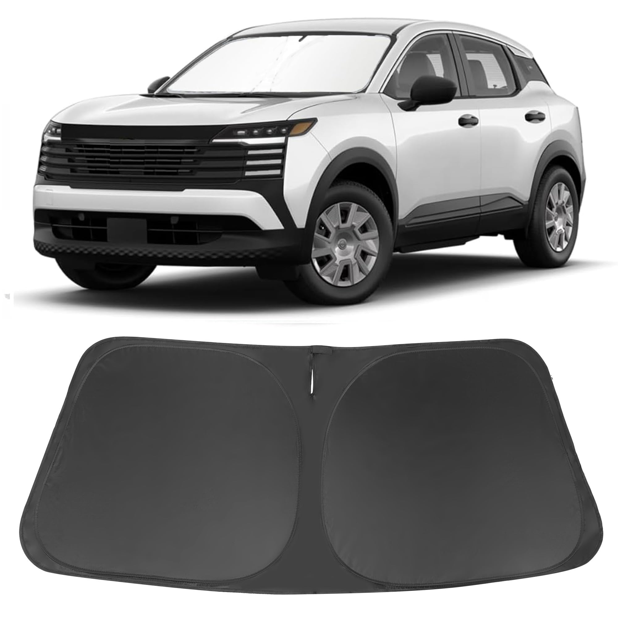 Windshield Sun Shade for 2025 2026 Nissan Kicks Accessories