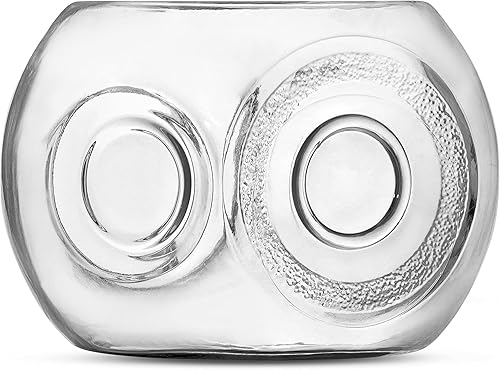 Miniatura 7 de Simpli-Magic Tarro de cristal para galletas (paquete de 2) con tapa de sellado hermético de plástico, pantalla de 2 vías, tarro de almacenamiento de