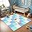 qqpp EVA Rubber 18 Tiles Interlocking Puzzle Foam Floor Mats - Baby Play Mat for Playing | Exercise Mat for Home Workout. White, Blue, Green. QC-AGHb18N