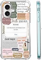 Vista 50 de Cubierta de Teléfono con Versículos de la Biblia y Citas Cristianas de Jesús en Collage, Funda Protectora Suave de TPU de Moda para iPhone 16 Pro, #1