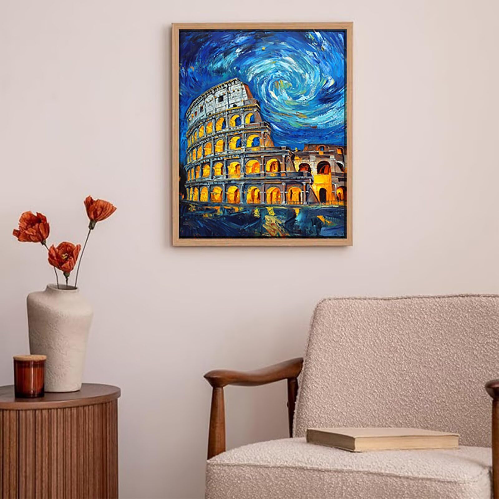 Obraz diamentowy 60x80cm abstrakcyjny diamentowy obraz dla dorosłych nocne niebo 5d DIY okrągły diament pełny kryształ kryształ górski malarstwo dekoracyjne śmieszne Relaks dla początkujących T0T425