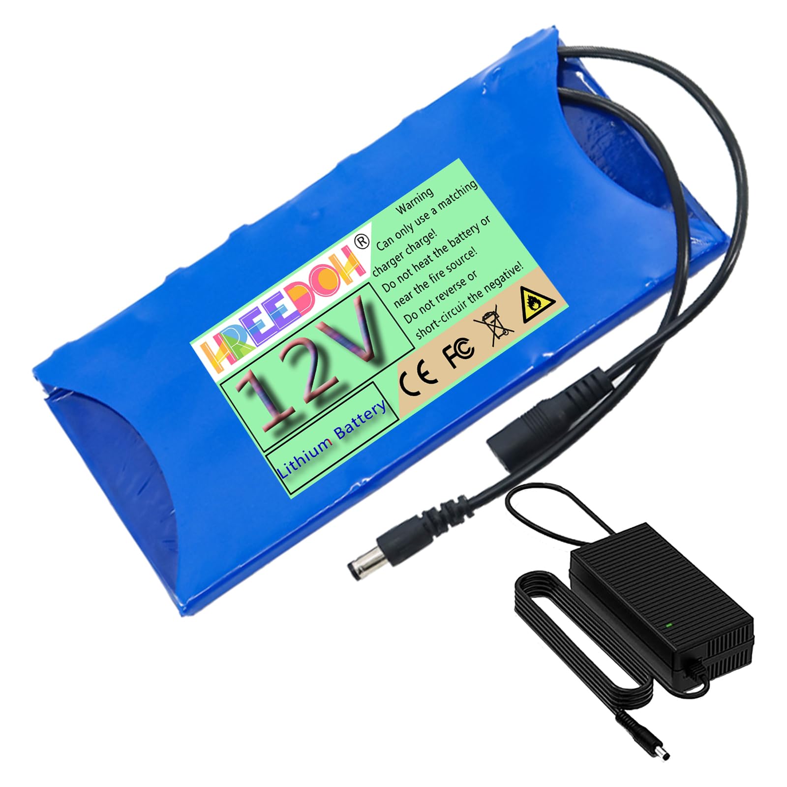Akumulator litowo-polimerowy 12 V Akumulator litowo-jonowy 12 V 5 Ah 10 Ah z ładowarką do zestawu silnikowego 50 W 100 W 150 W