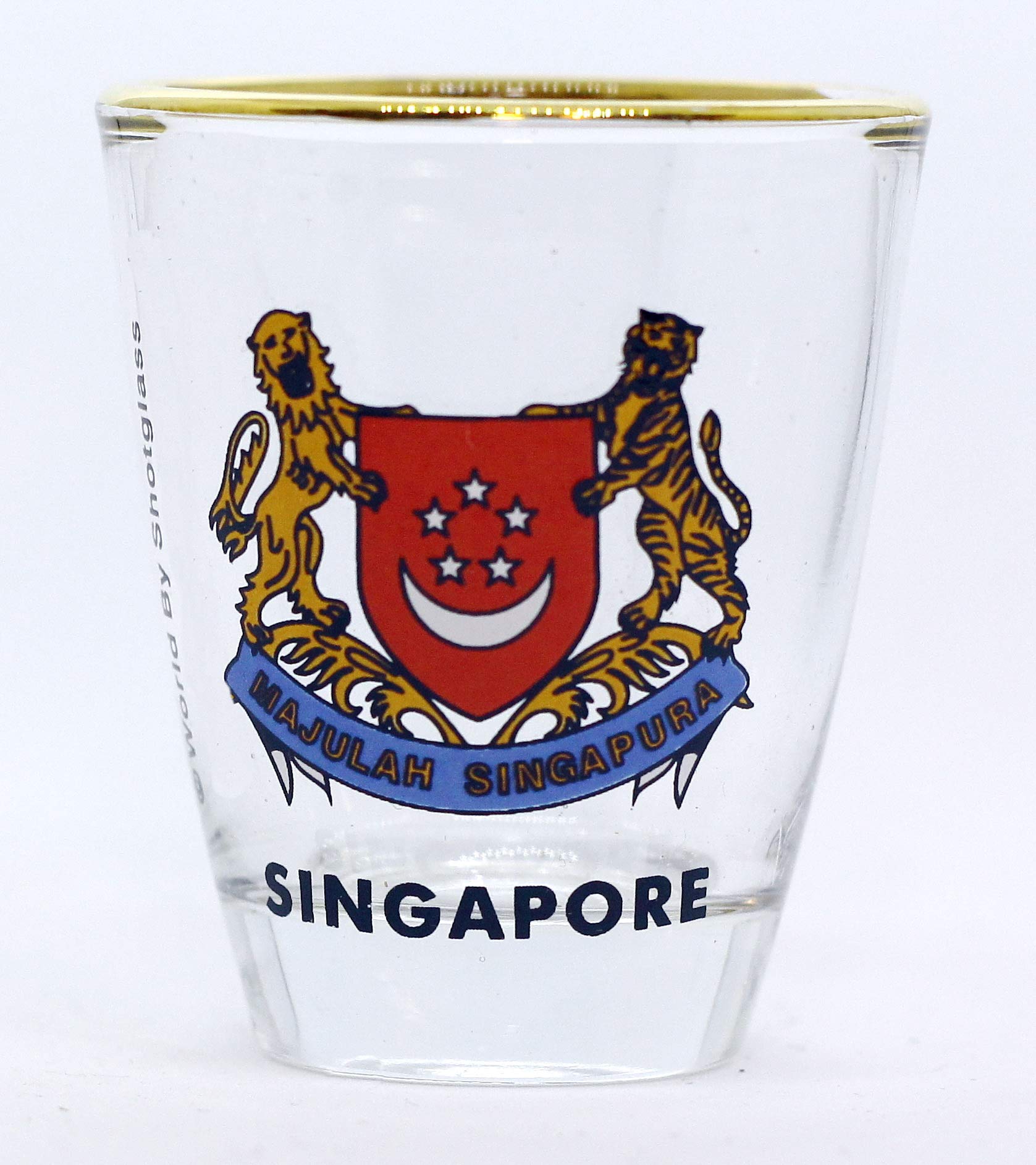 World By Shotglass Singapore Shot Glass