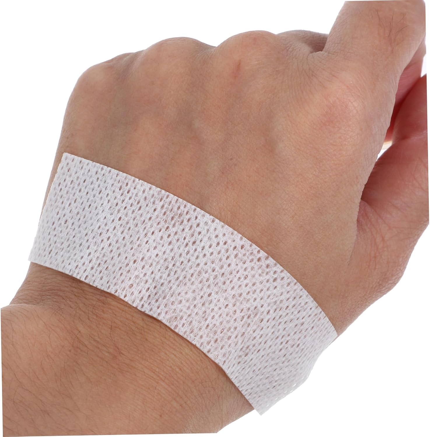 100pcs Silicone Gel Tape Tape Iv Pipeline Fixation Accessory Comfortable Non-Woven Fabric Patch for Home Office