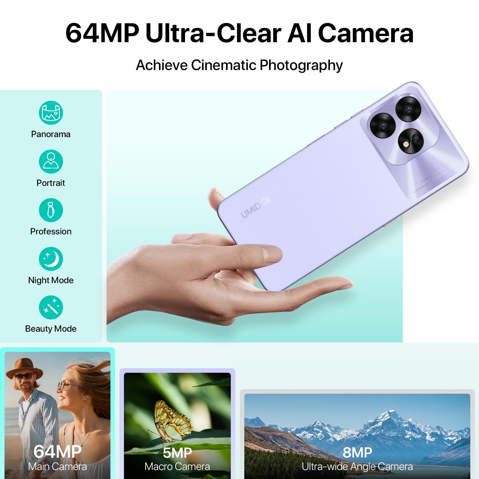 UMIDIGI A15 本体 RAM 8GB ROM256GB SIMフリー Amazon | UMIDIGI A15 スマホ 本体 SIMフリー 4G対応 16GB+256GB