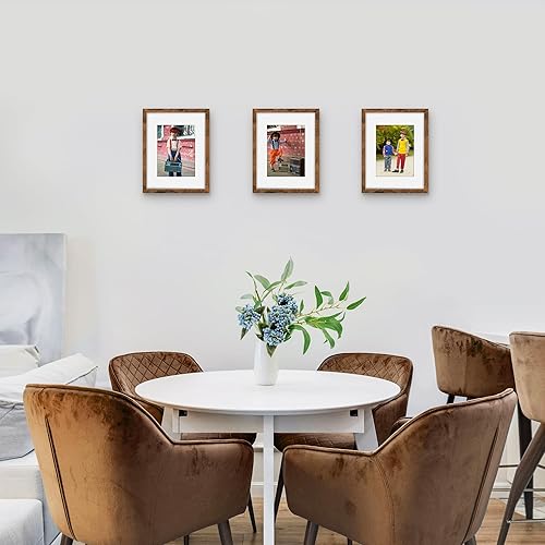 Miniatura 53 de Picrit - Juego de 12 portarretratos de 5 x 7 pulgadas para colgar en la pared o exhibir sobre una mesa, para fotos de 4 x 6 con paspartú o 5 x 7