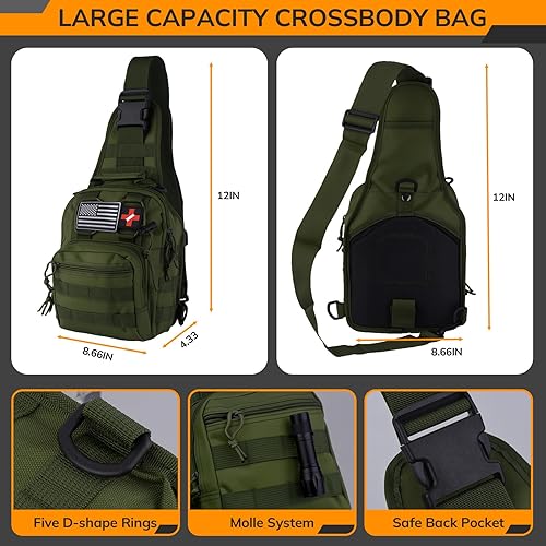 Miniatura 2 de Survival Kit, 250pcs Survival Tools Tactical Gear and Trauma Bag, Survival First Aid Kit with Molle Crossbody Bag & Emergency Tent for Earthquake,