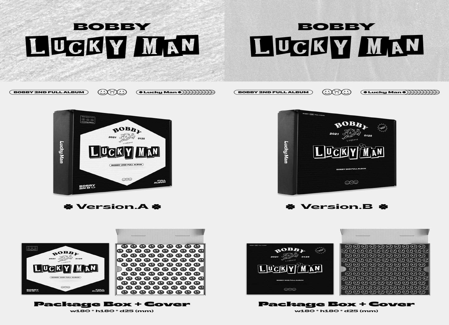 Amazon.com: MUSIC&NEW Bobby IKON - 2nd Full Album [Lucky Man