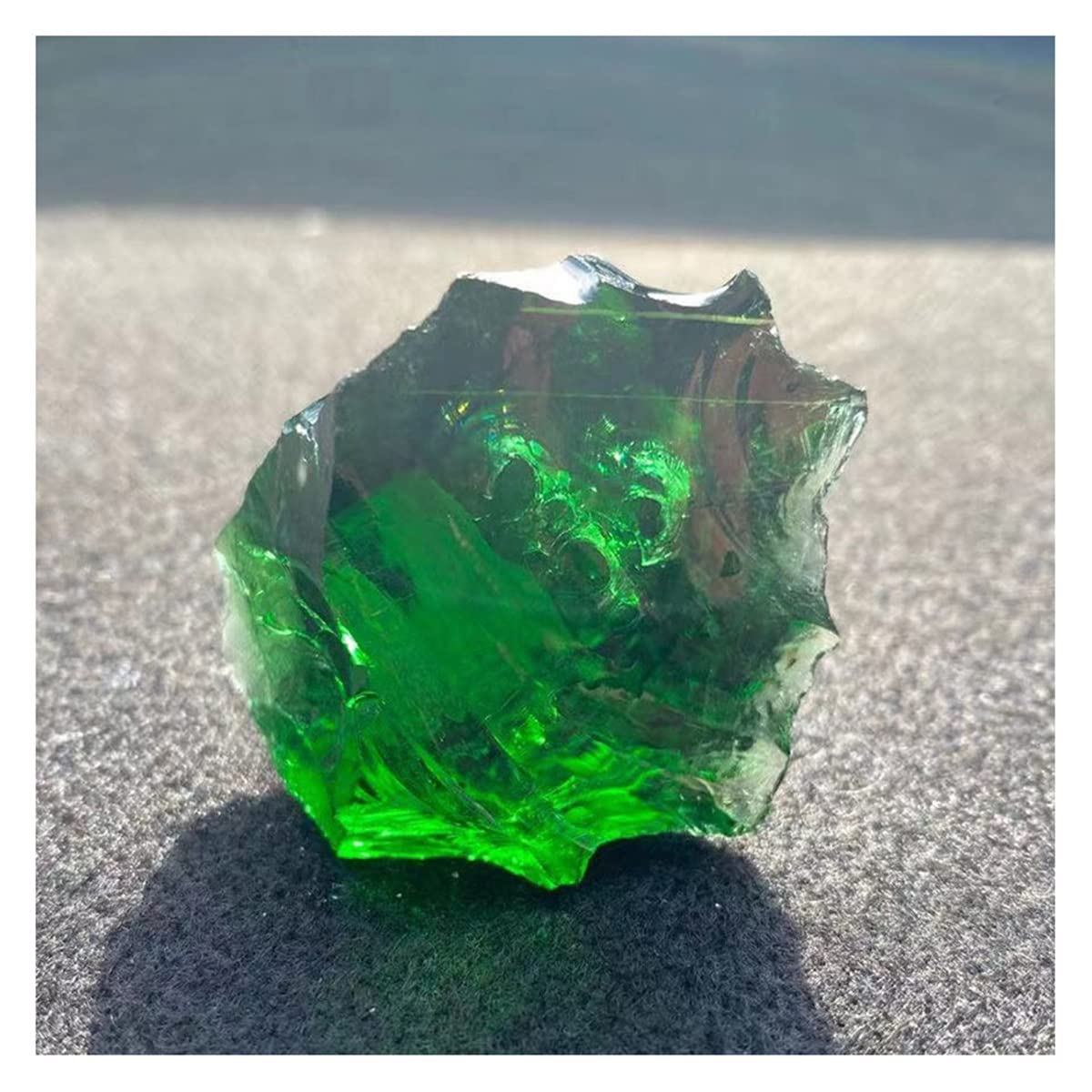 Piedra de cristal esmalte colores decorativa para diseño de interiores 200g