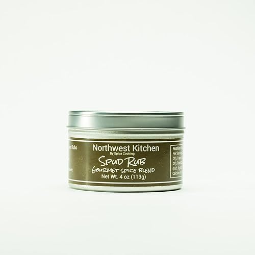 Spiva Cooking - Spud Rub - Condimento de patatas y verduras sin sal - Cómo utilizar: Patatas, batatas, verduras, sopas, guisos, albóndigas y más.