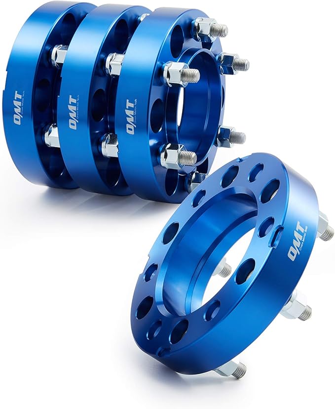 Orion Motor Tech 6x5.5 Wheel Spacers 1.25in Blue Wheel