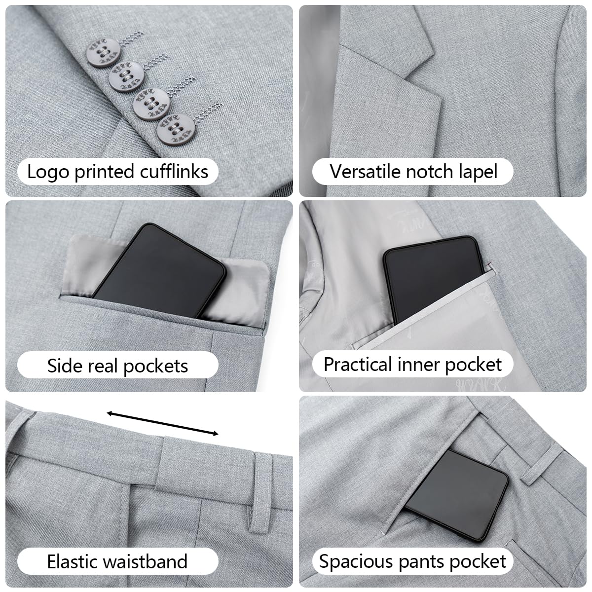 Terno masculino de 2 peças, ajuste justo, com um botão, blazer e calça de cor sólida, gravata e festa de negócios de casamento quadrada em promoção! Veja a oferta e mais achadinhos de Alfaiataria & Formal 6 Hoje é o melhor dia para comprar Terno masculino de 2 peças, ajuste justo, com um botão, blazer e calça de cor sólida, gravata e festa de negócios de casamento quadrada com aquele preço maroto! Promoção! Aproveite a oferta! 6