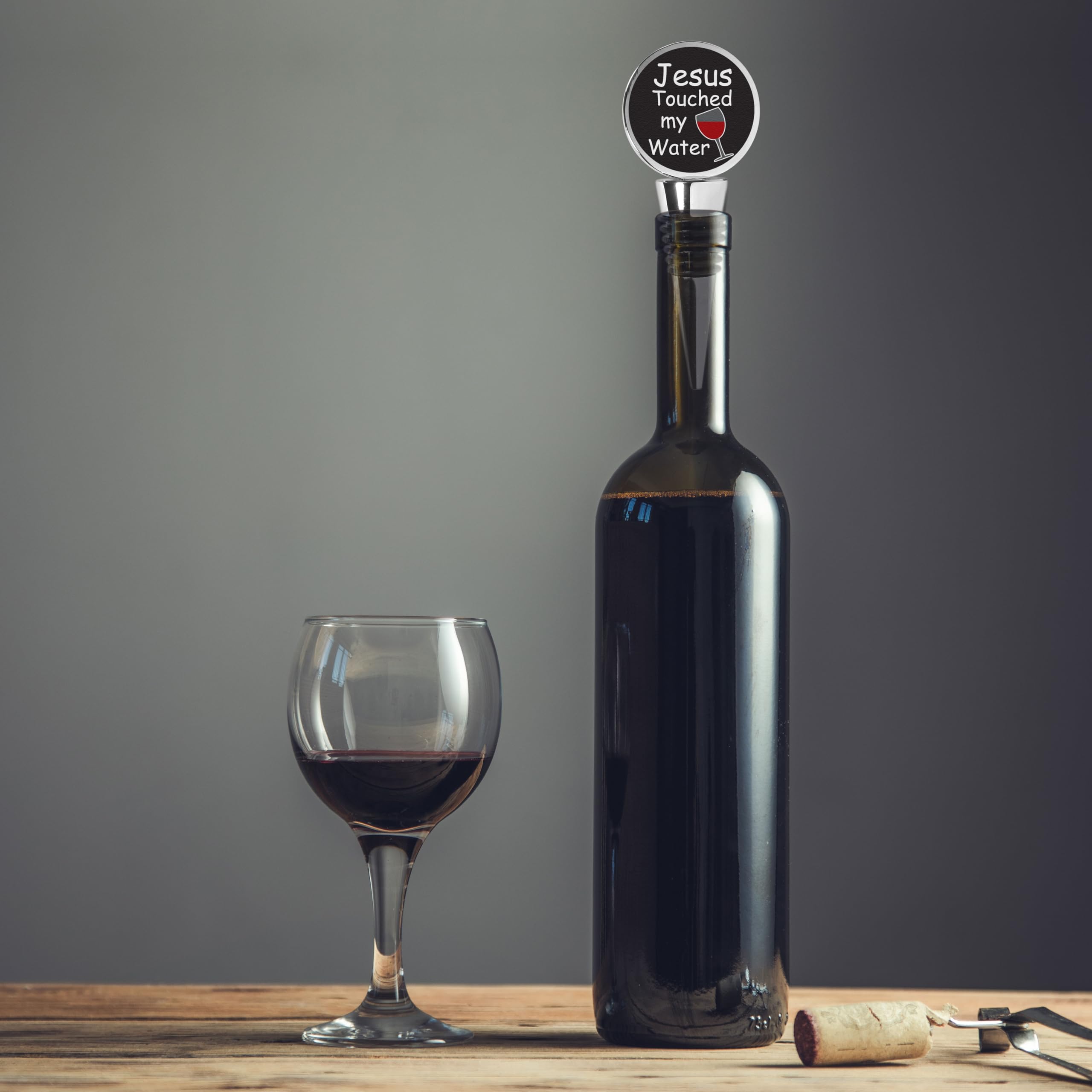 Tapones de vino mixtos para el Día de la Madre, juego de 3, cromados