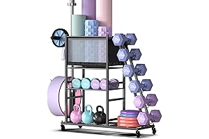 Mythinglogic Weight Rack for Home Gym Storage