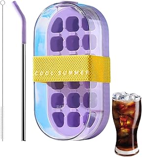 Molde para cubitos de hielo con boquilla – Botella reutilizable a prueba de heladas fácil de extraer para el hogar, cafetería, restaurante, whisky, cóctel, refrescos, café, limonada