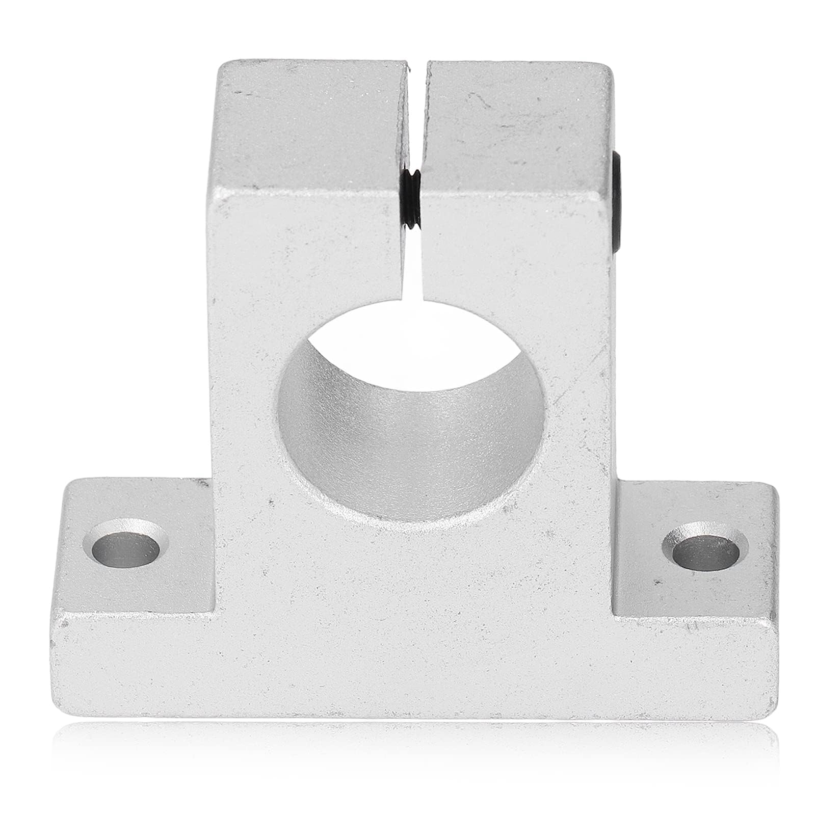 4Pcs Supporto per Guida Lineare SK25 Supporto per Guida di Movimento Lineare Verticale In Lega di Alluminio Asta di Bloccaggio Rail Kit di Supporto per 25mm Asta Albero