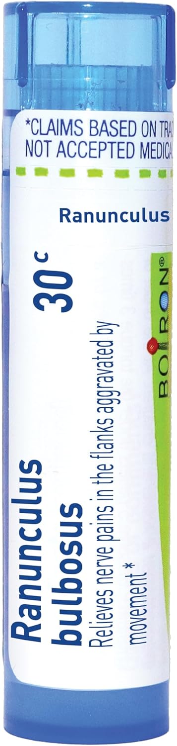 Boiron Ranunculus Bulbosus 30C for Nerve Pains in the Flanks Aggravated by Movement – 80 Pellets