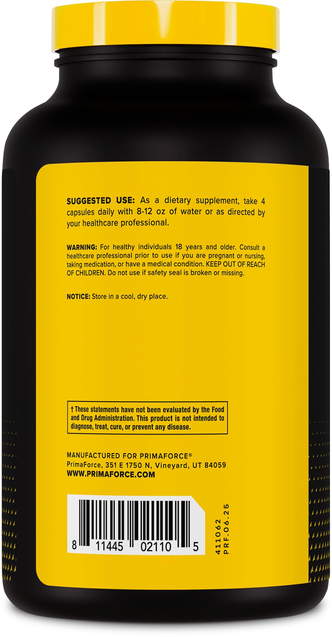 Primaforce Creatine Monohydrate Capsules - 240 Capsules, 3,000mg per Serving, Gluten Free and Non-GMO (Pack of 2) — Amazon image 3
