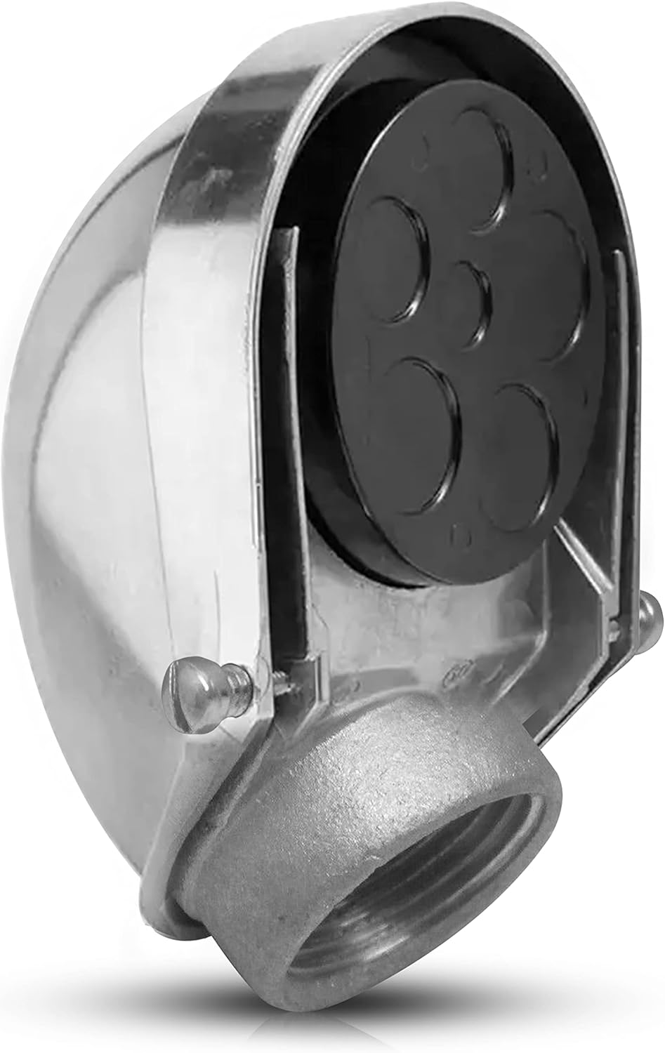 OhLectric 2 Inches Service Entrance Cap - Cast Aluminum Conduit Mount Threaded Head - Connect Cables To A Box Or An Enclosure - Multiple Holes - Bar Threaded - Weather Resistant, OL-03400