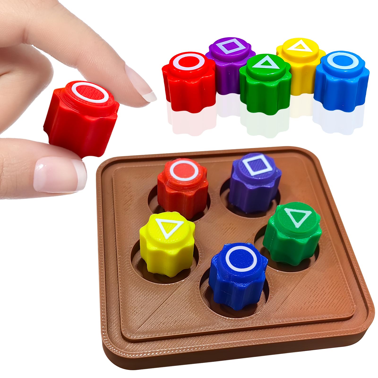 Jeu Gonggi Coréen - 5 Pierres Colorées, Jeu Traditionnel De Coordination Main-Œil, Pour Tous Âges