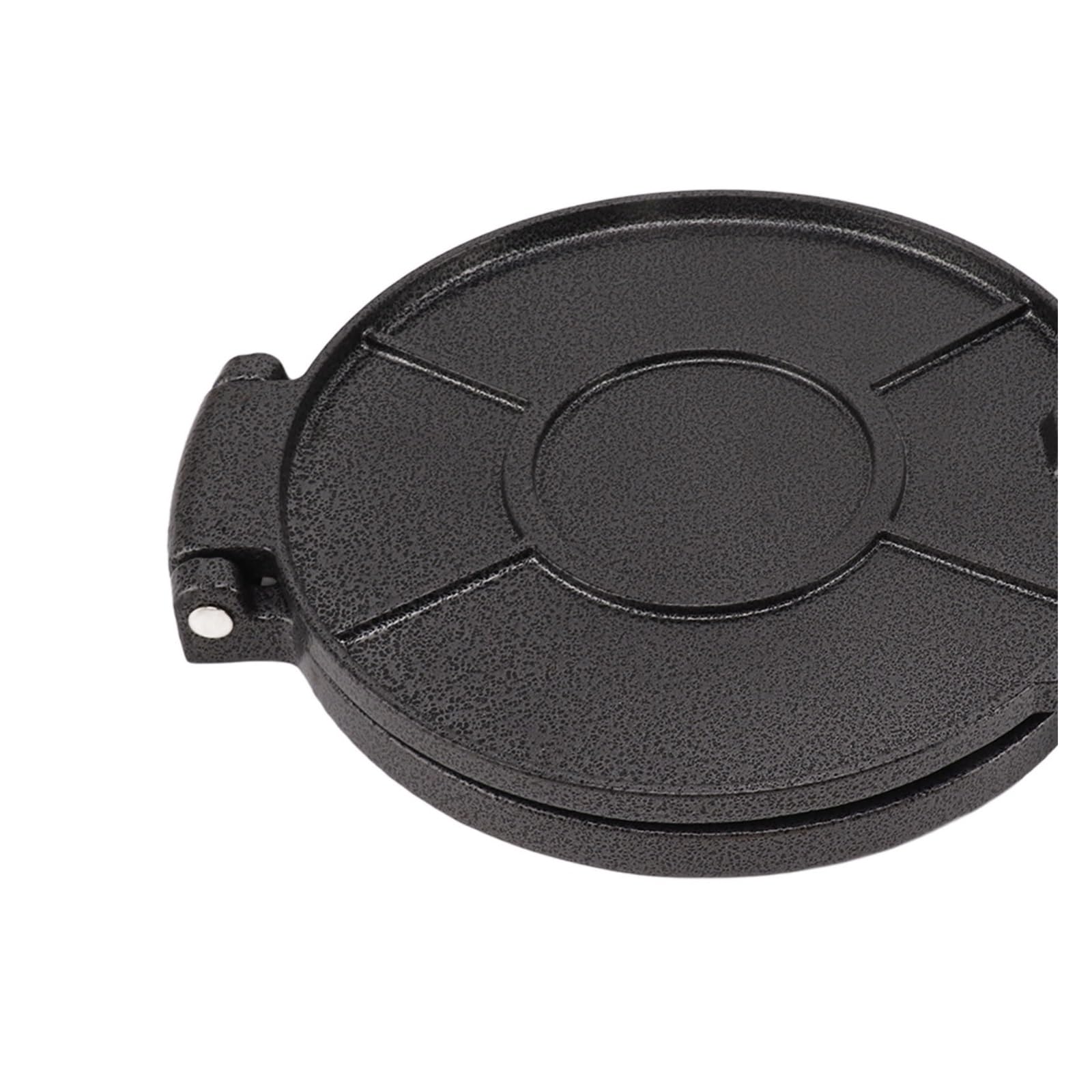 Pressa For Tortilla In Lega Di Alluminio, Pressa Manuale For Tortilla, Pressa For Pasta Multifunzionale For La Preparazione Di Pizze E Polpette.(Black 16cm)