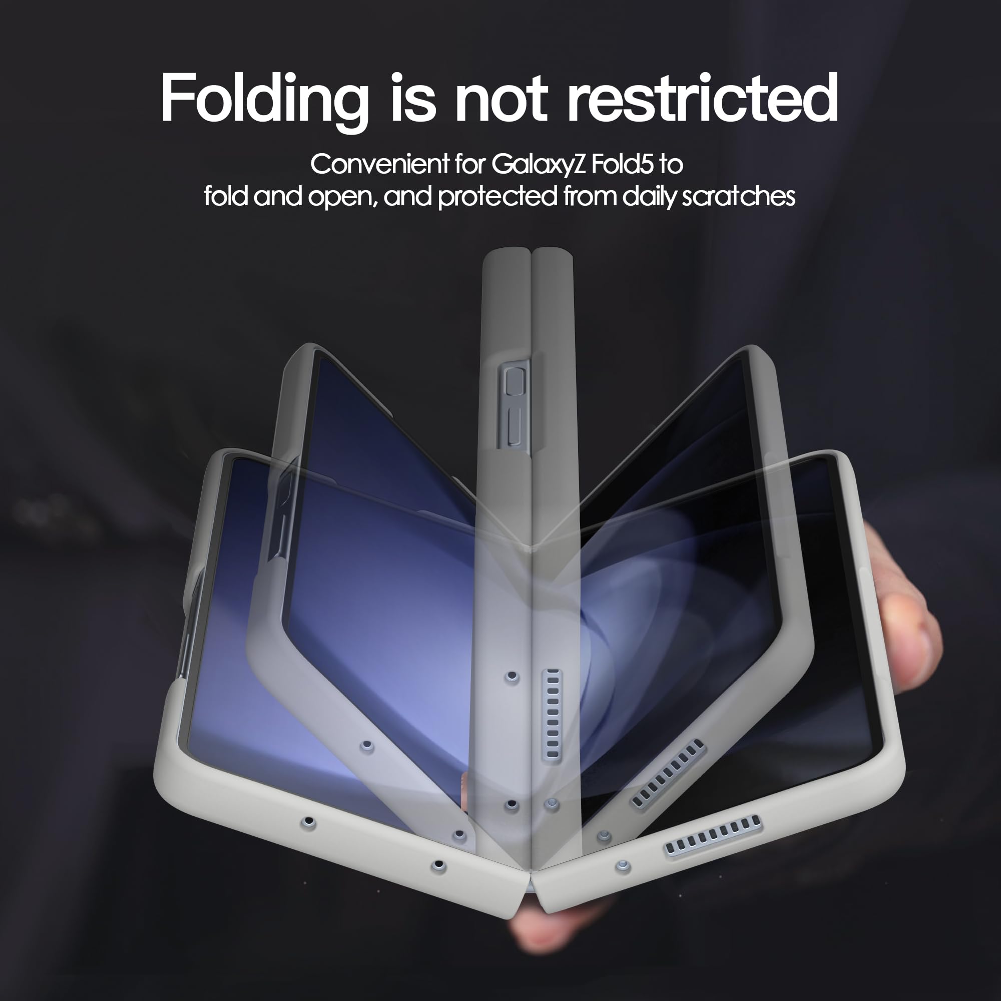 Amazon | AWINNER Samsung Galaxy Z Fold5 スリムSペンフォンケース 