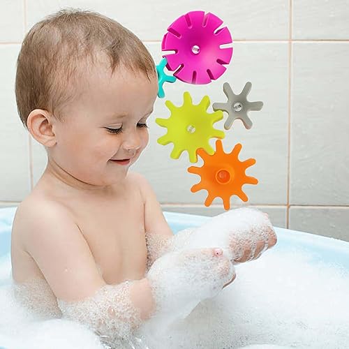 Miniatura 4 de Juguetes de baño de succión para niños pequeños  Juguetes de baño giratorios para niños de 4 a 8 años  Juguetes de baño para recién nacidos Bañera,