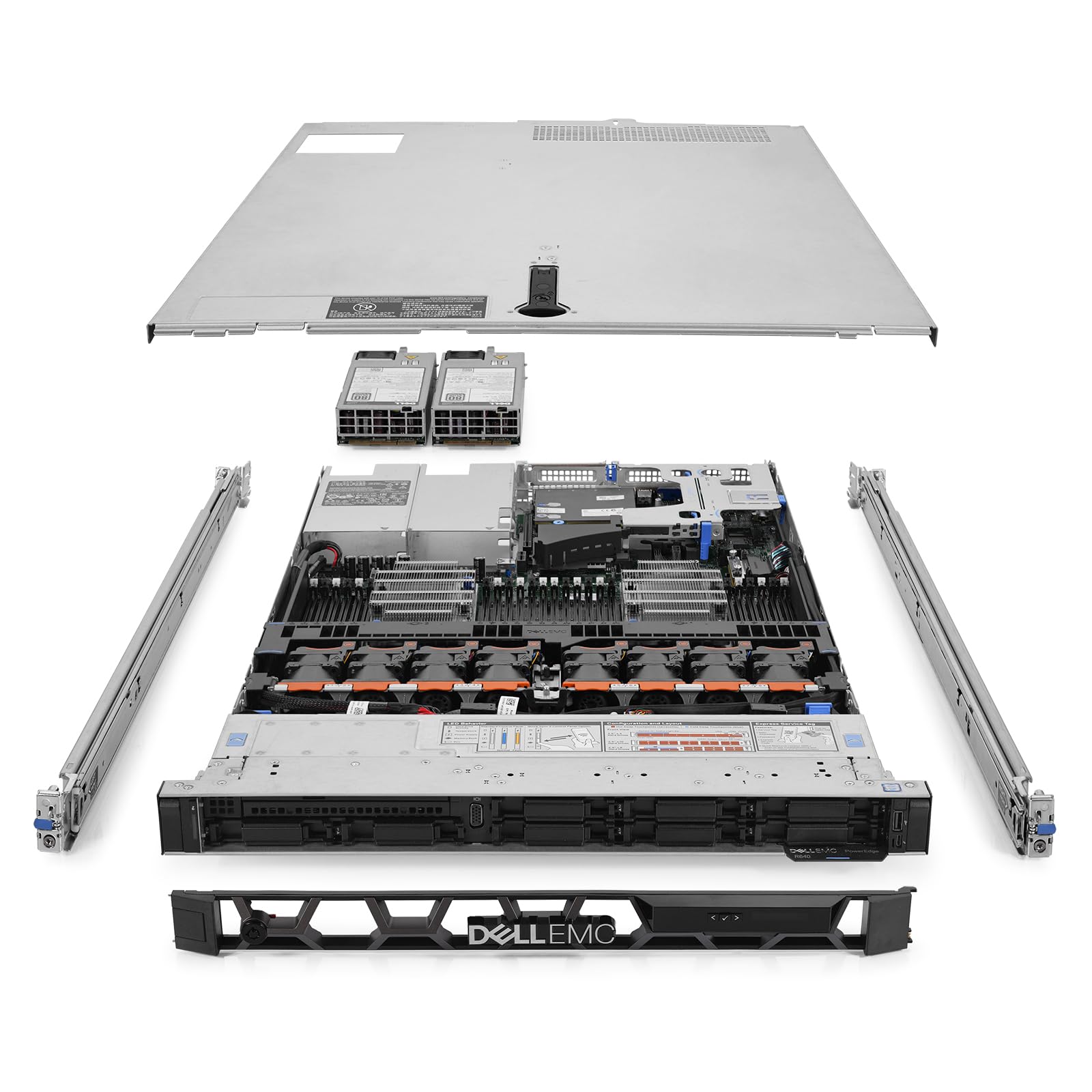 Amazon.com: Dell PowerEdge R640 Server 2.40Ghz 40-Core 128GB