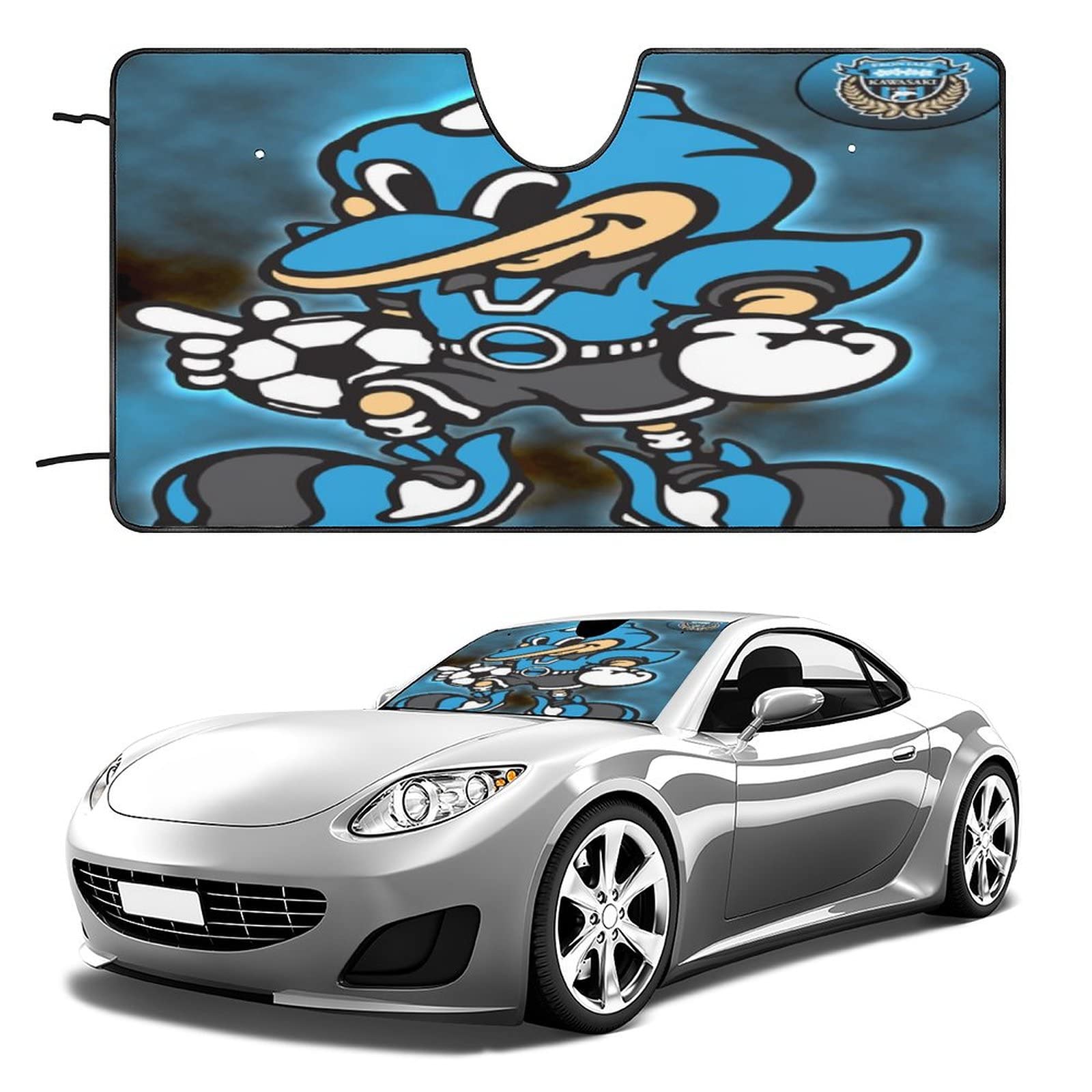 Amazon | 川崎フロンターレ 車用サンシェード ゆるキャン フロント