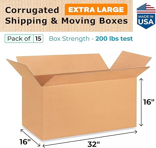 Miniatura 503 de Cajas para envío IDL Packaging - B-1266-5 de cartón corrugado, tamaño pequeño, de 12 pulgadas de largo x 6 pulgadas de ancho x 6 pulgadas de alto