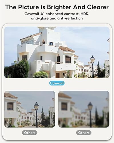 Miniatura 2 de Cámara de ventana de 5MP 2K, 2.4GHz y WiFi Cámaras interiores para seguridad del hogar, cámara de seguridad de ventana con adhesivo de montaje,