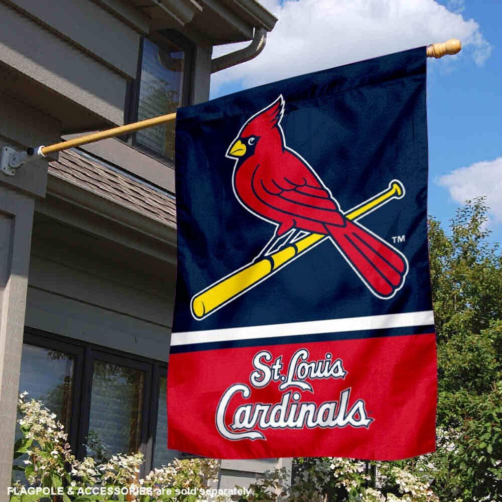 St. Louis Cardinals Two Sided House Flag