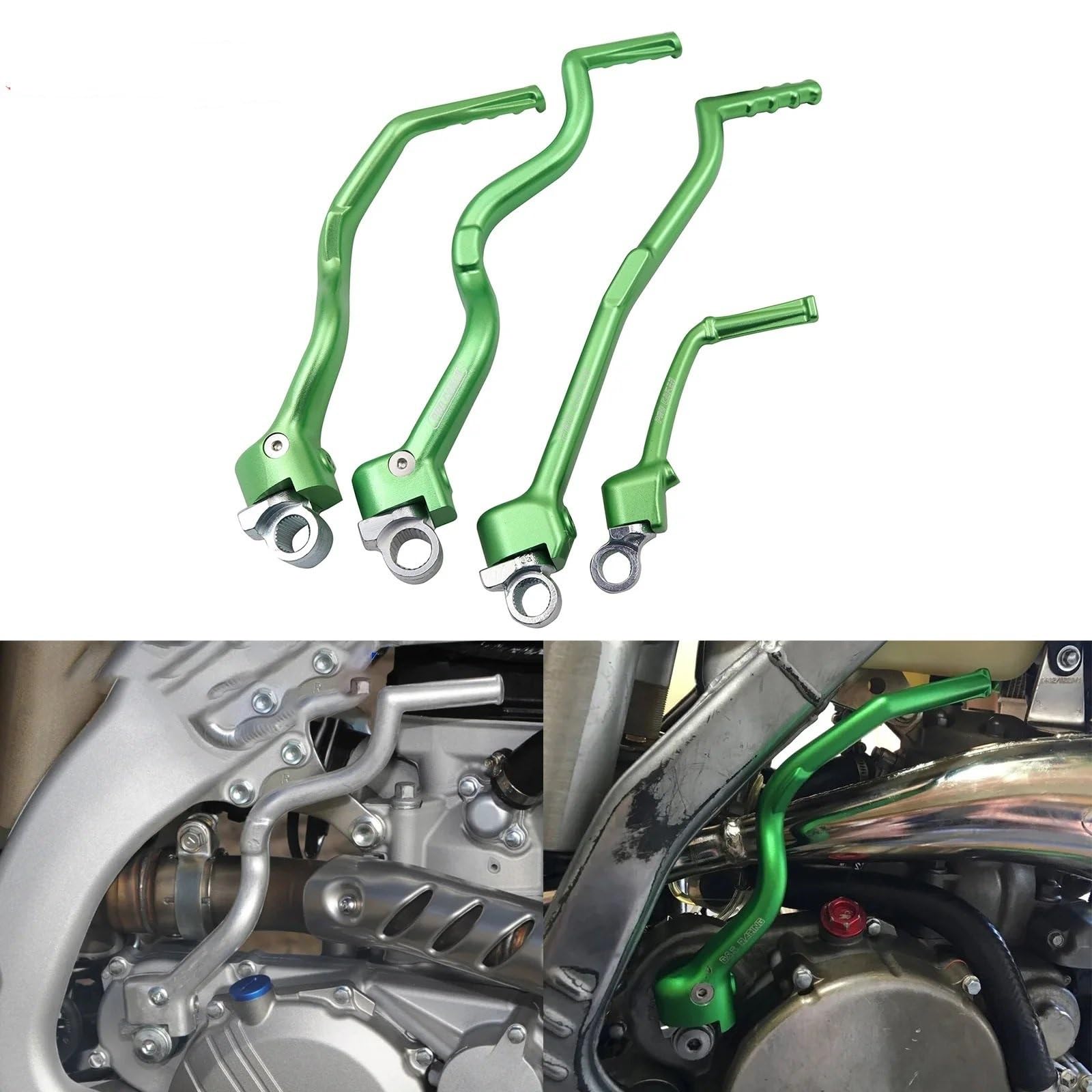 kick start Aluminium dla ged Kick Start dźwignia rozrusznika pedał pasuje do Kawasaki KX250F KX 250F KXF 250 2013 2014 2015 części motocyklowe(For KS 301)