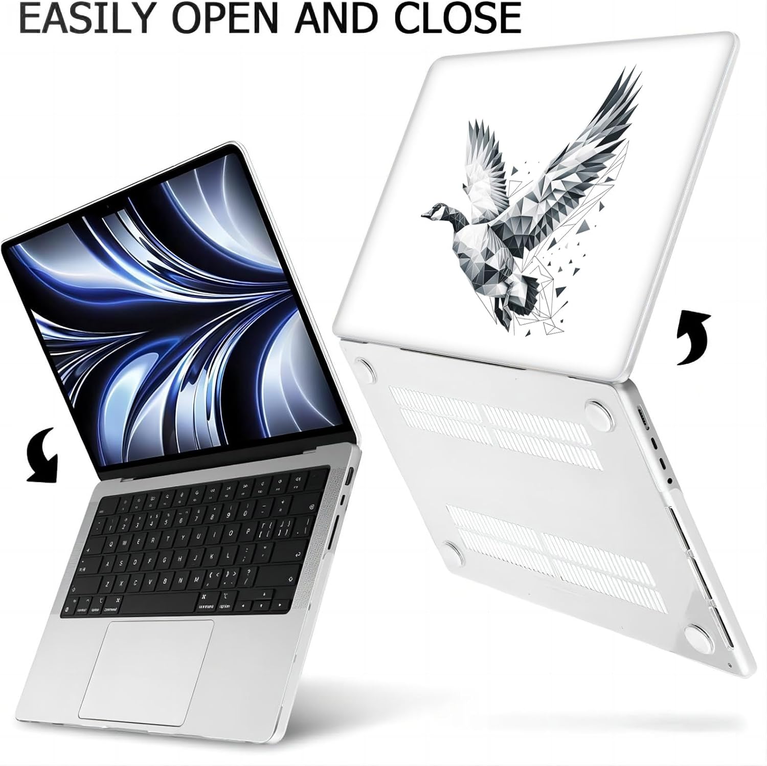 Compatible with MacBook Neo 13-inch, Hard Shell Case with Keyboard Cover and Screen Protector (A3404 A18 Pro chip, 2026 Release) - Mallard Duck MC22344