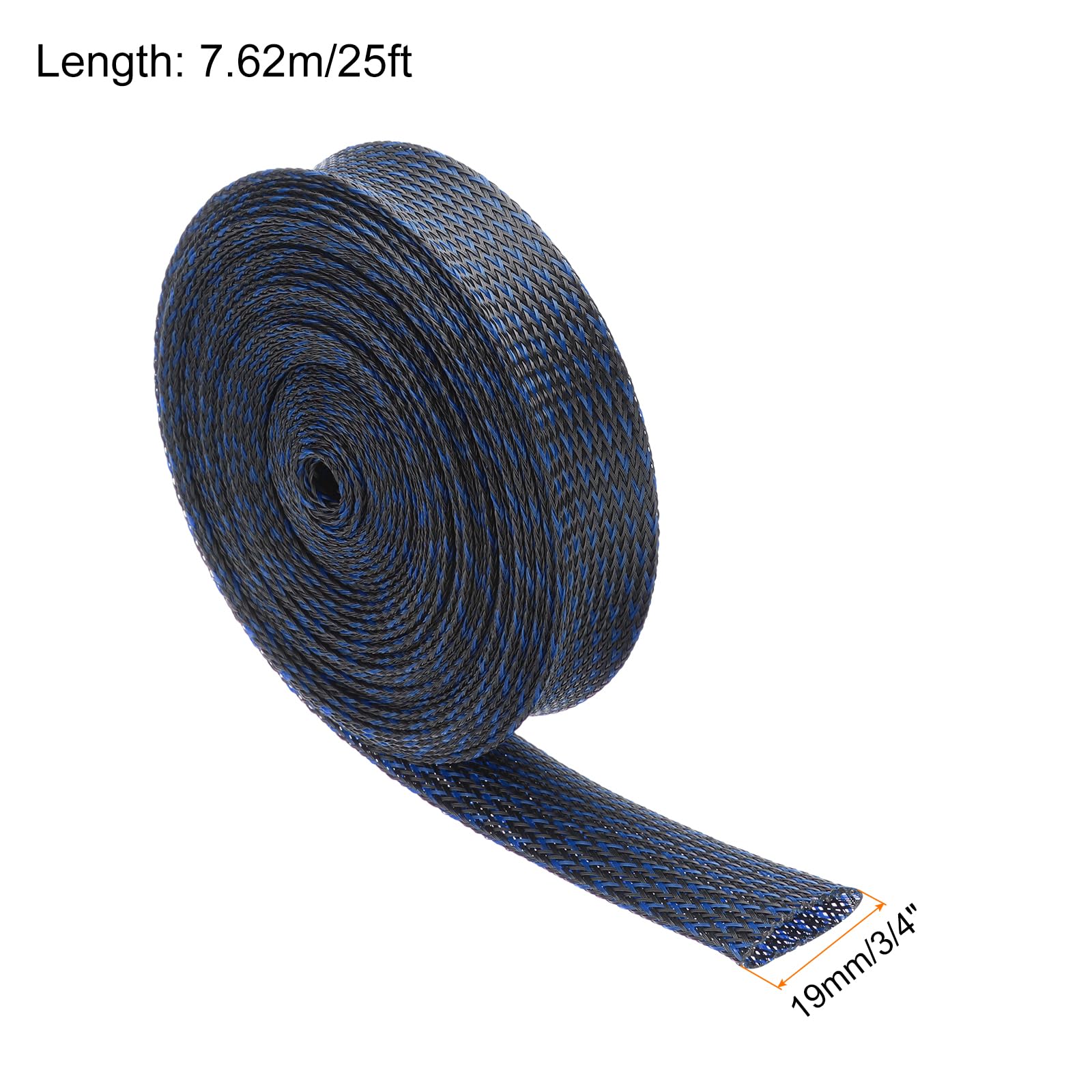 Rebower 25ft PET Expandable Wire Loom 3/4 Inch - Image 2