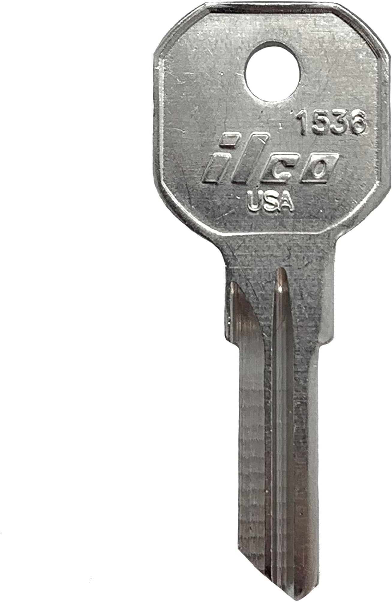 Key Blank, Ilco 1536 Compatible with HURD Locks (10-Pack)