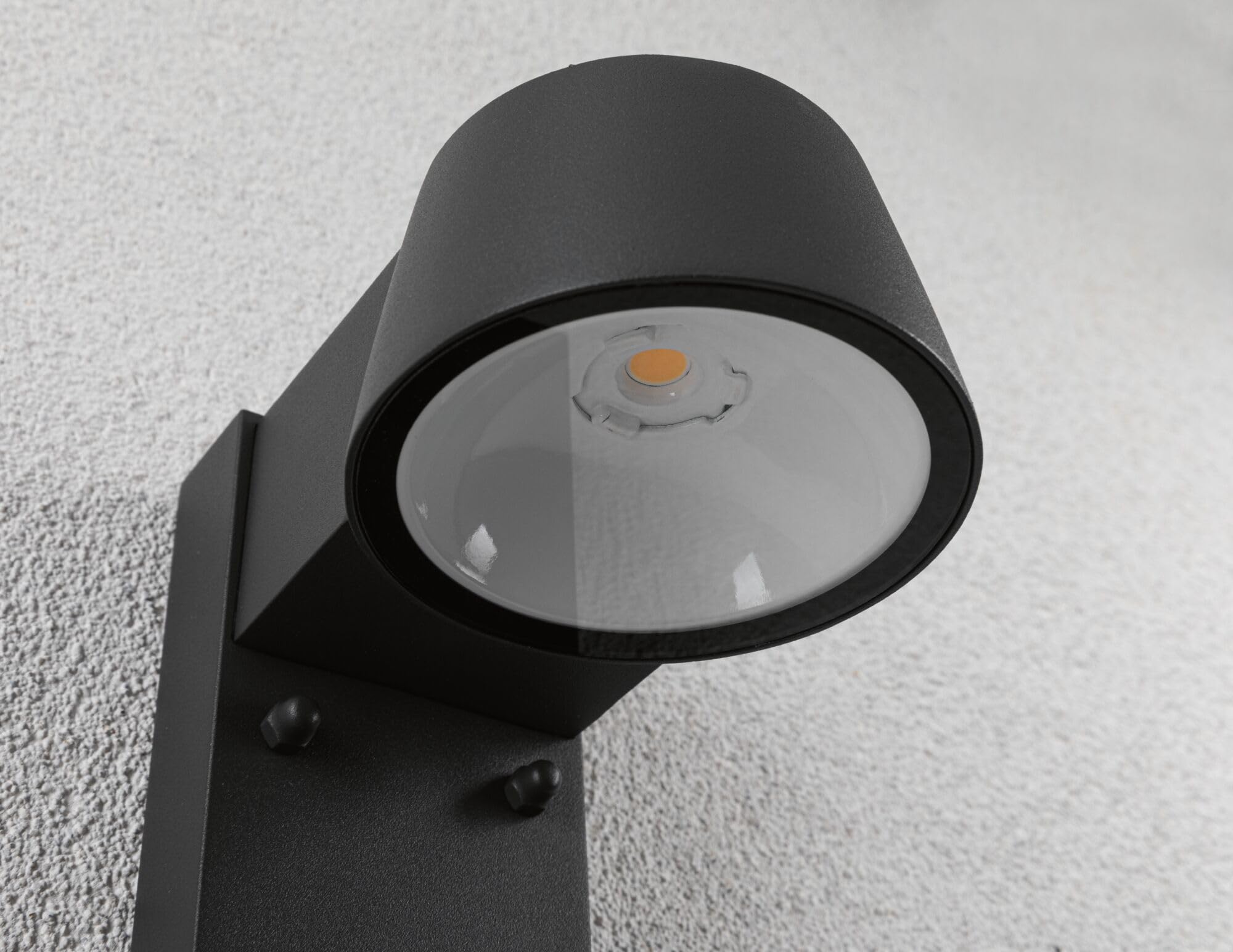 Paulmann 94453 Lampada per esterni LED Capea con rilevatore di movimento IP44 bianco caldo incl. 1x6 Watt nero alluminio 3000 K