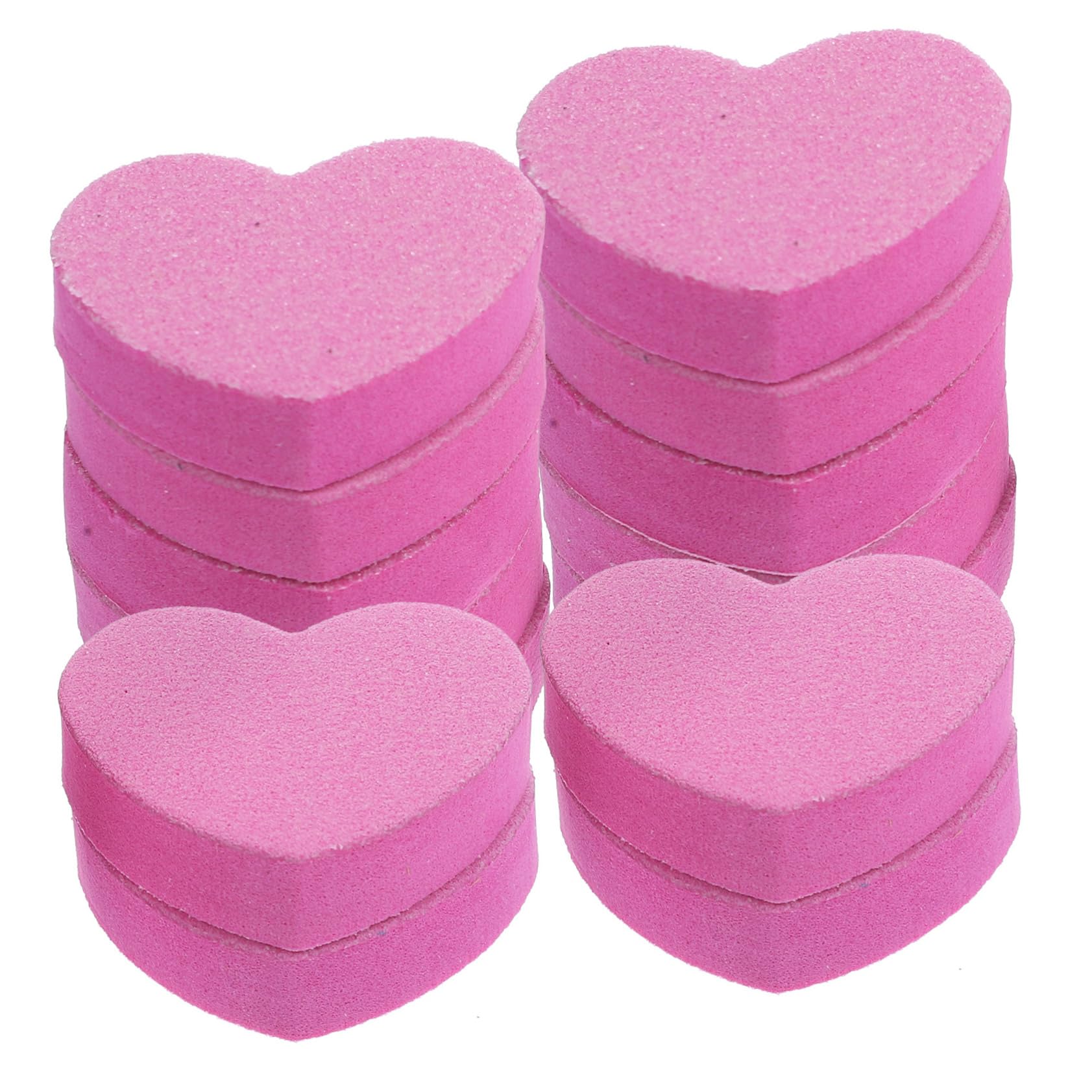 Healeved 200piezas Archivos De Uñas De Doble Cara De Bloques De Pulido Para Manicura Herramienta De Lijado y Lavable Color Rosa Para Uñas y Acrílicas