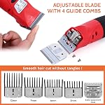 35W Clipper pour chiens professionnels pour petits et grands chiens & Chats – 3 Lames interchangeables, 3-Meter Câble d'alimentation, coupe-cheveux silencieux