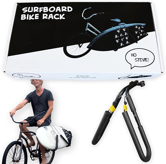 Ho Stevie! Surfboard Bike Rack