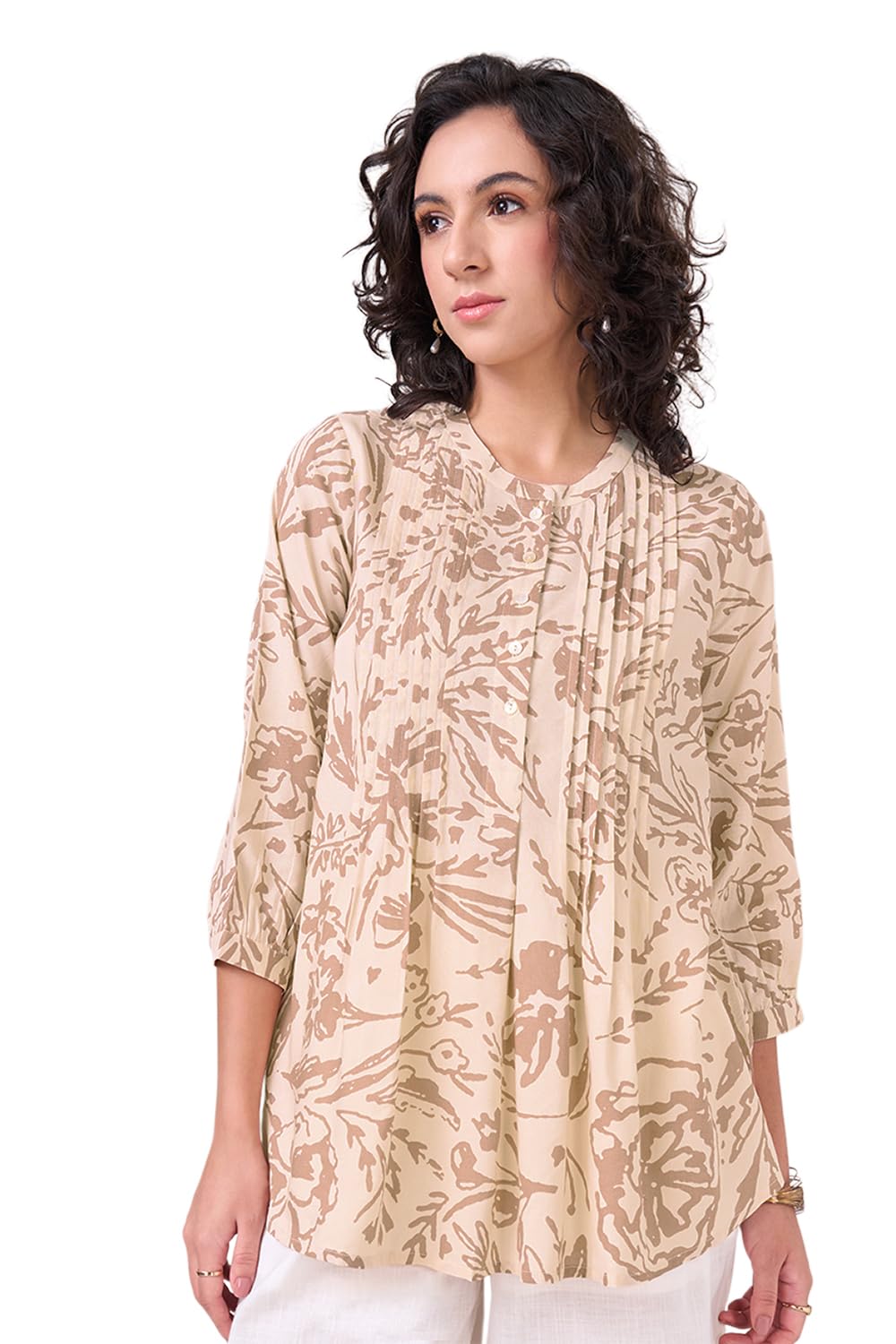 akkriti by pantaloons Women's Regular Fit Tunic Shirt-picture-15