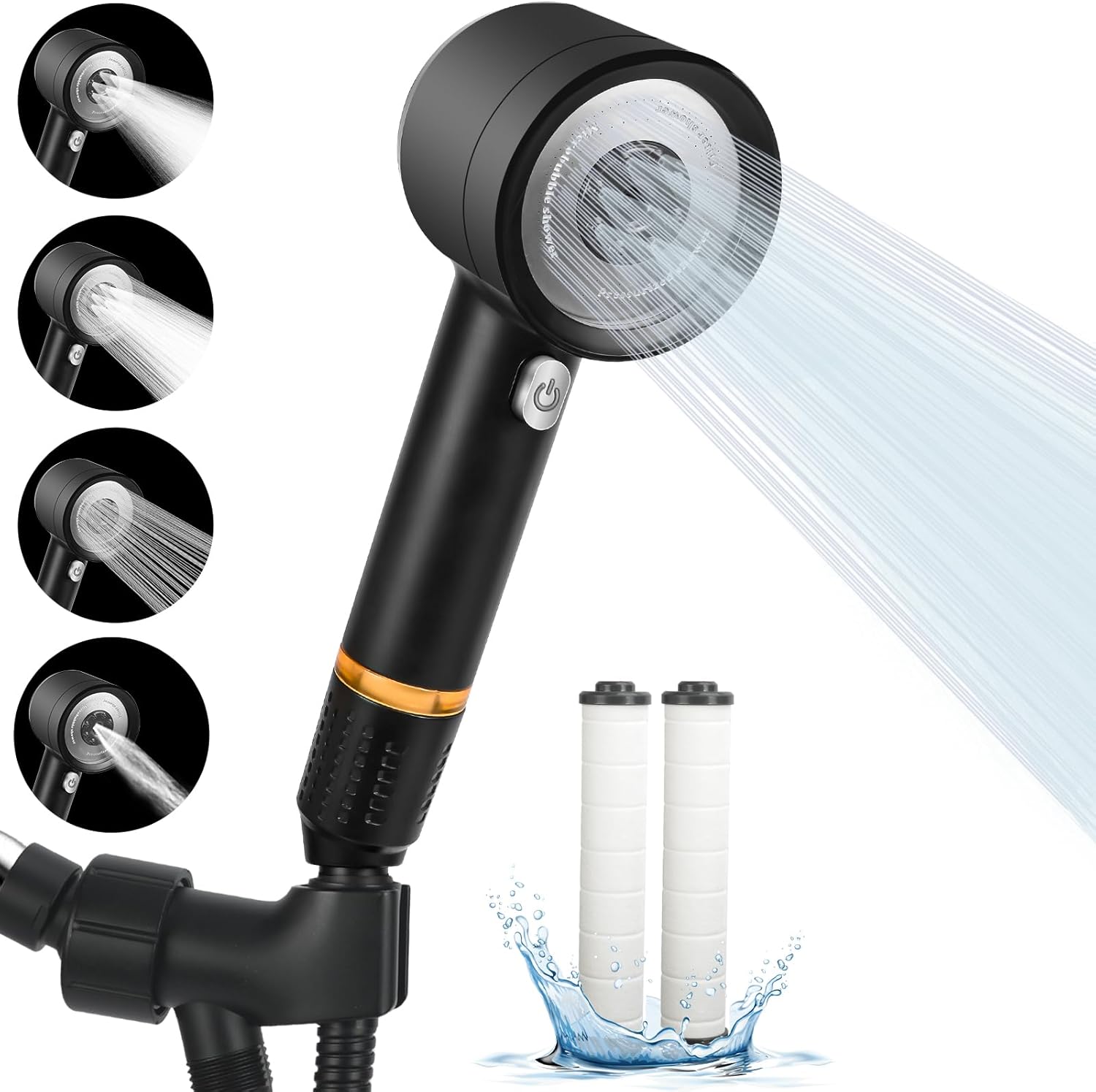 Luxsego High Pressure Shower Heads with Handheld, Filtered Shower Head