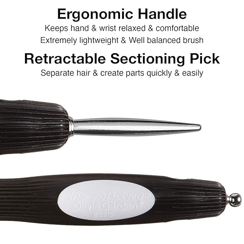 Miniatura 4 de Olivia Garden ThermoActive Ionic Boar Combo Cepillo de pelo redondo térmico ventilado